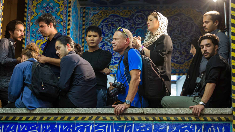 رشد ورود توریست ها به ایران