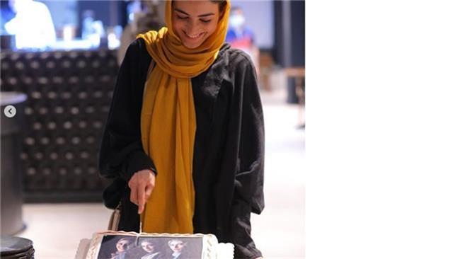 عکسی از جشن تولد پردیس پور عابدینی