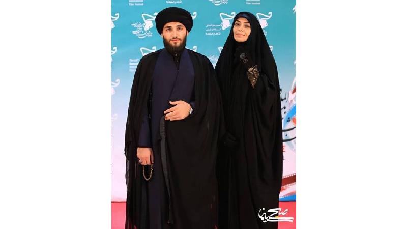 عکس و متن عاشقانه الهام چرخنده برای همسر روحانی‌اش