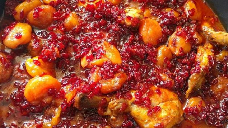 دستور پخت خورش زرشک ، غذای کردی خوشمزه و خاص