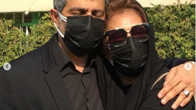 دل نوشته دردناک نسرین مقانلو برای برادرش در سوگ پدر