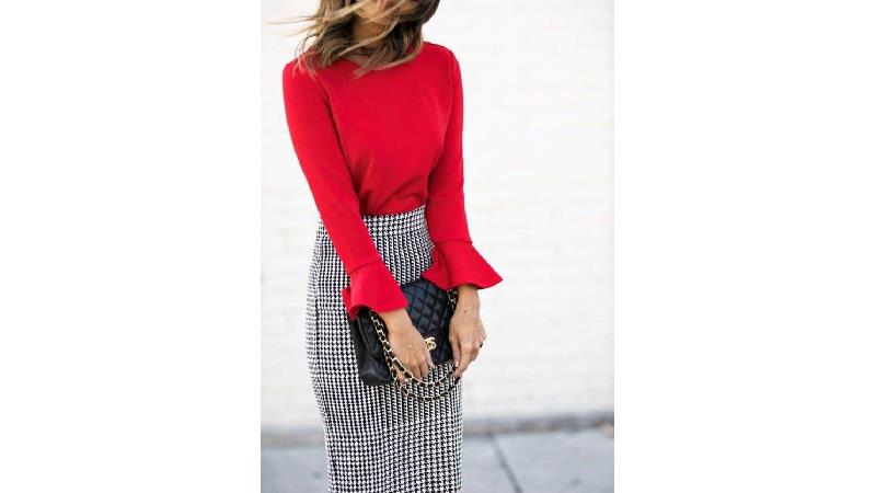 تیپ پاییزه با دامن ؛ بسیار شیک و زیبا