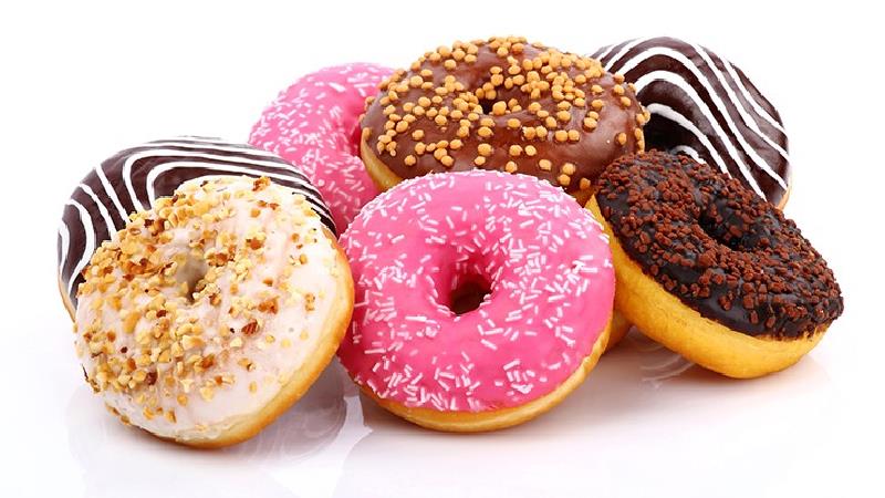 طرز تهیه دونات  مغزدار شکلاتی