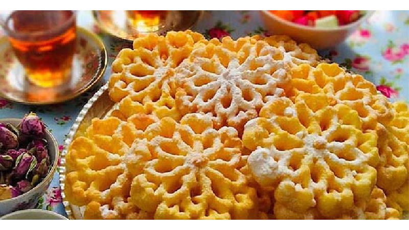 فوت و فن پخت شیرینی پنجره ای بسیار خوشمزه  و مجلسی به سبک قنادی ها