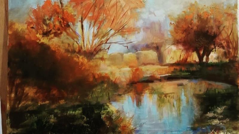 بهناز معاونی هنرمند نقاش : همیشه در حال یادگیری هستم