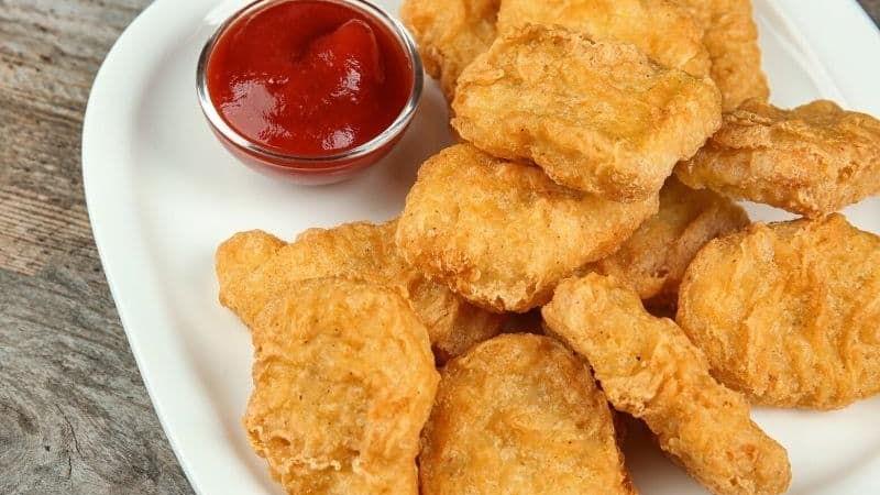 ناگت مرغ پنیری بسیار خوشمزه به سبک رستوران‌ ها