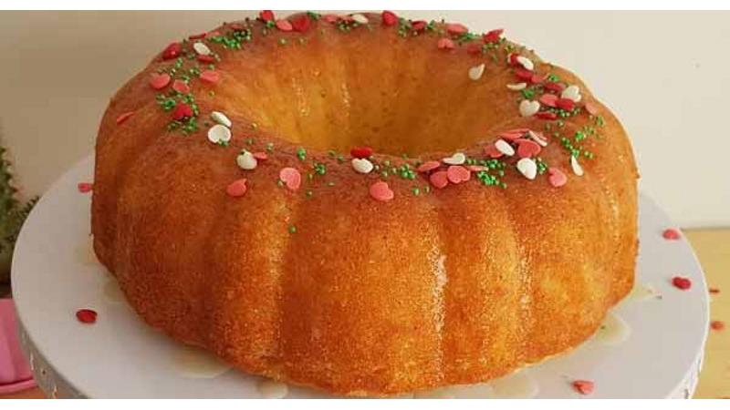 طرز تهیه کیک ساده با پف خیلی زیاد در فر