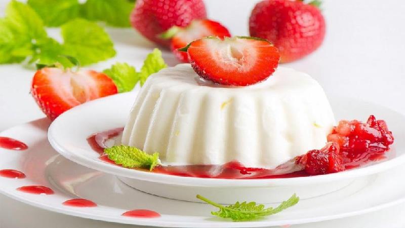 طرز تهیه ژله شیر با پودر ژلاتین بسیار شیک و مجلسی