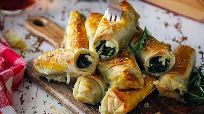 طرز تهیه بورک اسفناج خیلی خوشمزه به سبک ترکیه ای ها