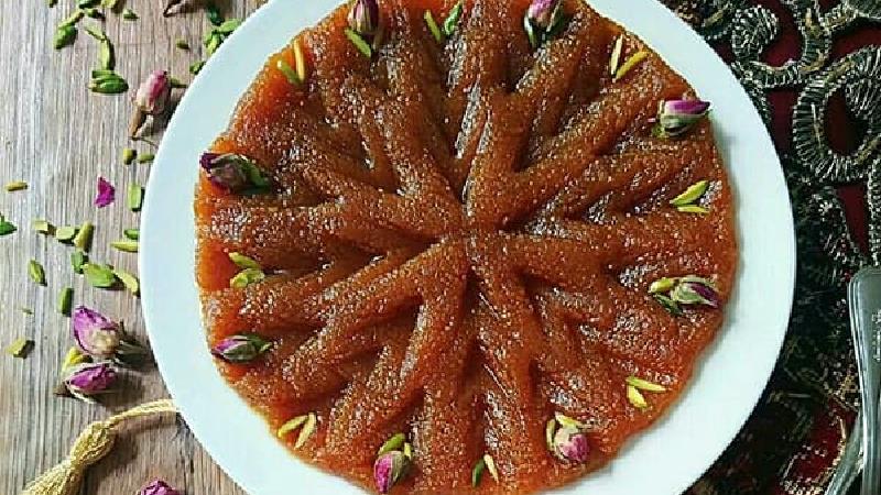 طرز تهیه حلوا اوماج اردبیلی بسیار خوشمزه با دستور پخت سرآشپزها