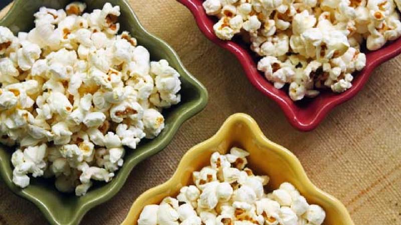 طرز تهیه پاپ کورن یا ذرت بو داده سرکه نمکی در خانه