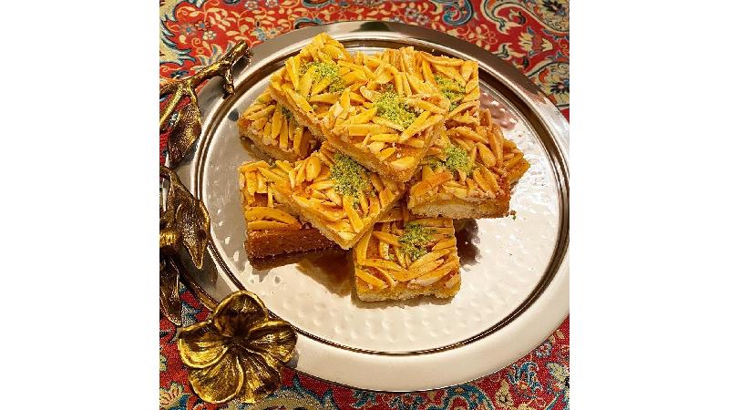 طرز تهیه شیرینی ملکه  بادام به سبک شیرینی پزی ها