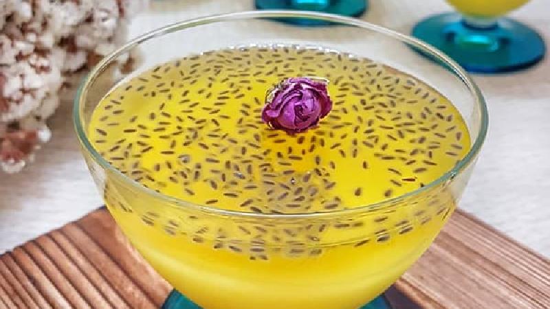 طرز تهیه ماقوت زعفرانی خیلی خوشمزه و مجلسی
