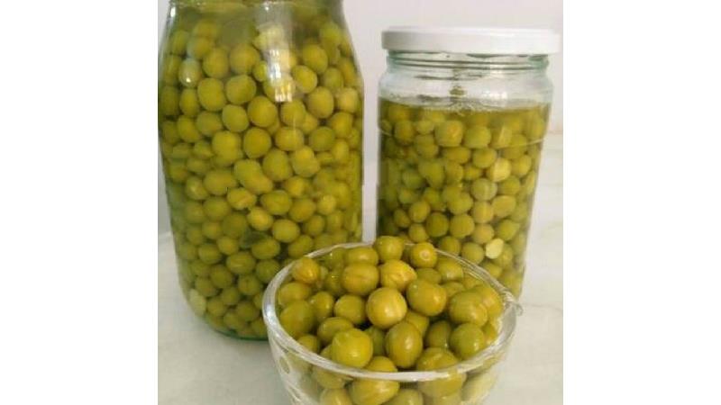 طرز تهیه کنسرو نخود فرنگی خانگی به سبک کارخانه ها