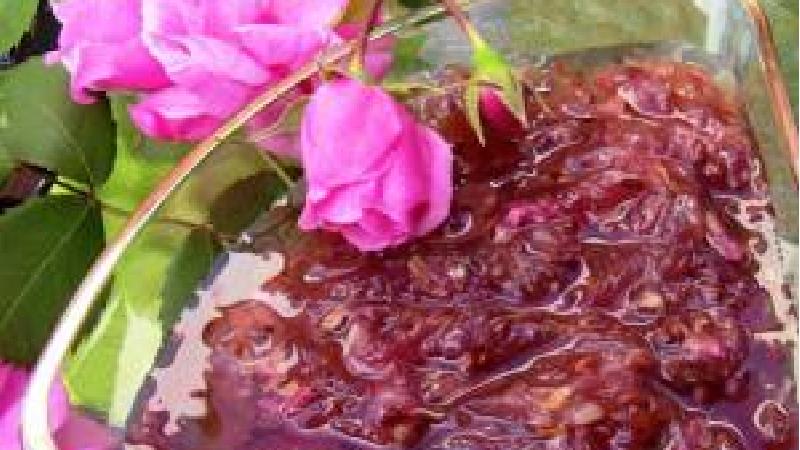 طرز تهیه مربای گل محمدی تازه تبریز خوشمزه و مجلسی