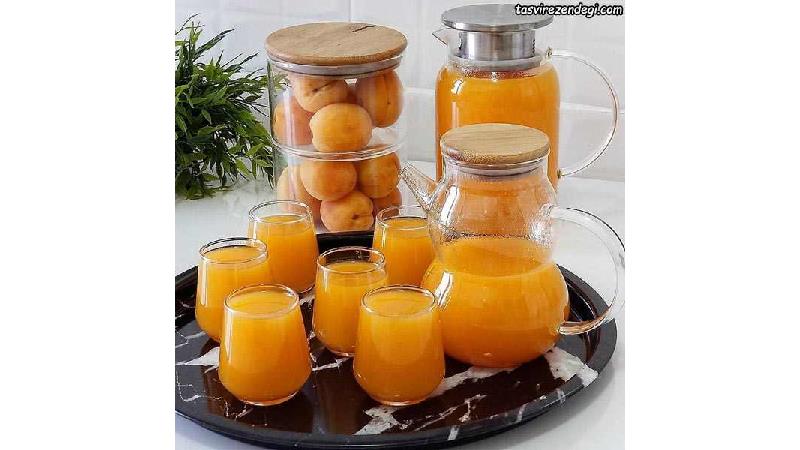 طرز تهیه شربت زرد آلو مجلسی و خوشمزه