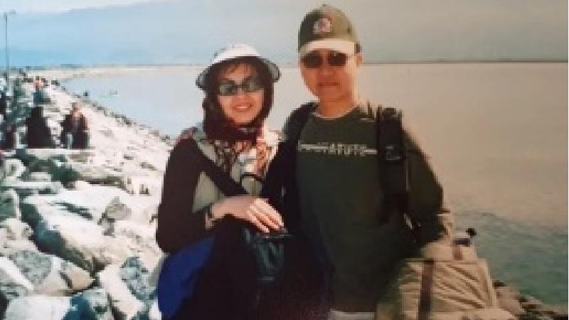 عاشقانه آناهیتا همتی برای همسر خارجی اش که فوت کرد