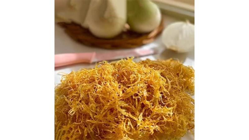 طرز تهیه پیاز داغ چیپسی و طلایی به سبک کارخانه ها