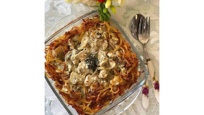 طرز تهیه سالاد خسروشاهی مجلسی و خوشمزه