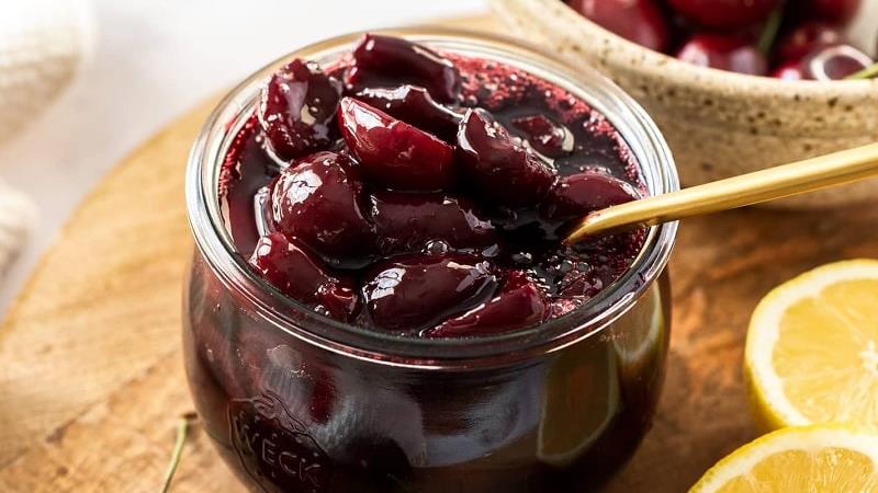 طرز تهیه مربای گیلاس به سبک کارخانه ای