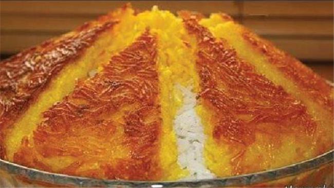 طرز تهیه ته دیگ زعفرانی مجلسی به سبک رستوران ها