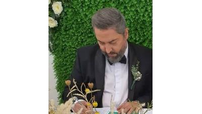 بخشی از فیلم عروسی مهرداد میناوند و خوشحالی رویایی او