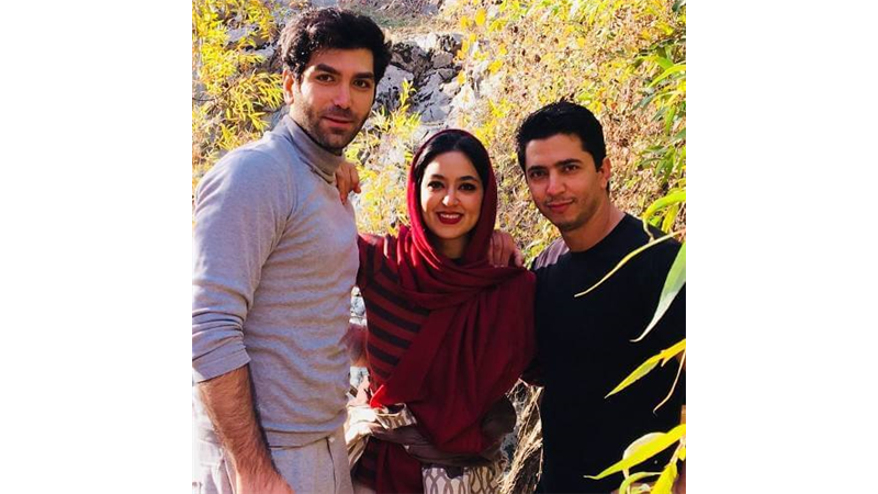 فریبا طالبی و همسرش