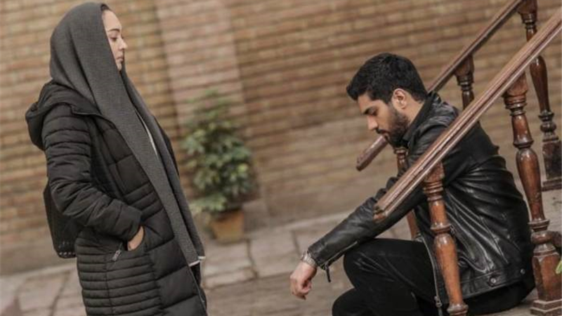 سینا مهراد و نیکی کریمی در سریال آقازاده