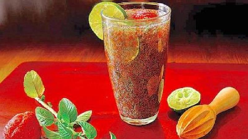 طرز تهیه شربت خاکشیر