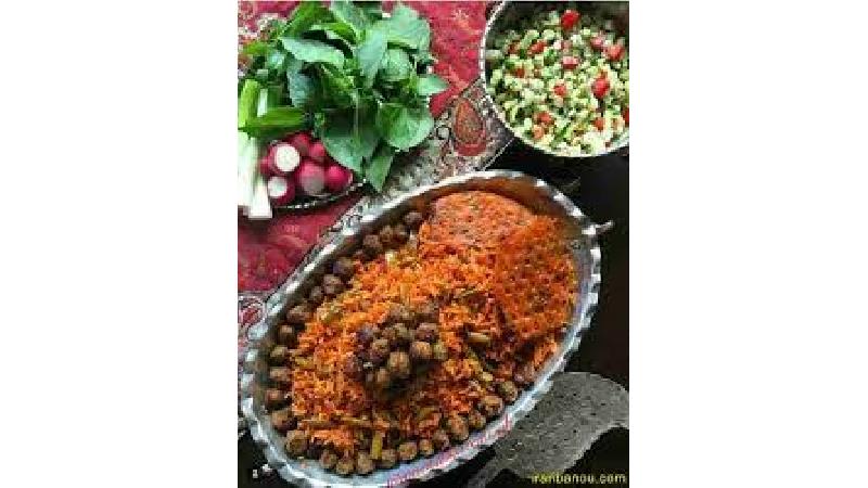 لوبیا پلوی مجلسی