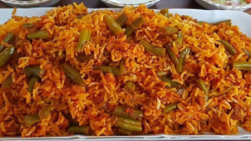 لوبیا پلو مجلسی