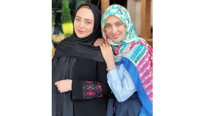 آناشید حسینی و خواهرشوهرش