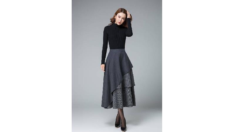 مدل دامن برای افراد لاغر