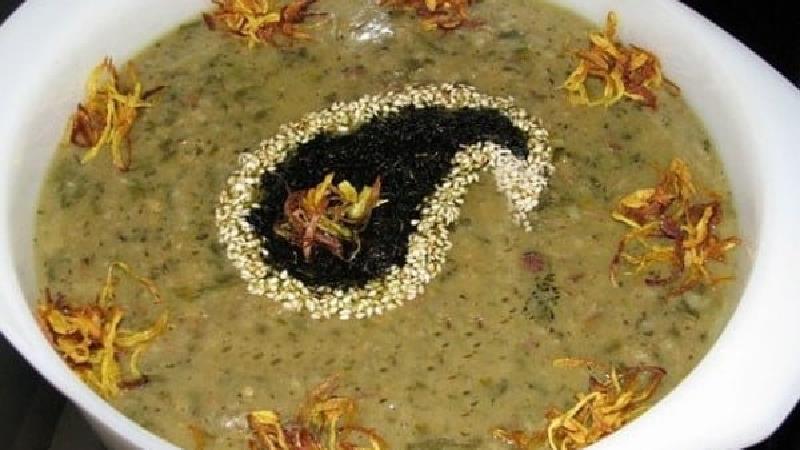 طرز تهیه آش شله قلمکار مجلسی