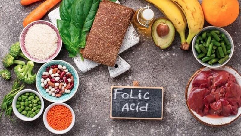 فولیک اسید در منواد غذایی