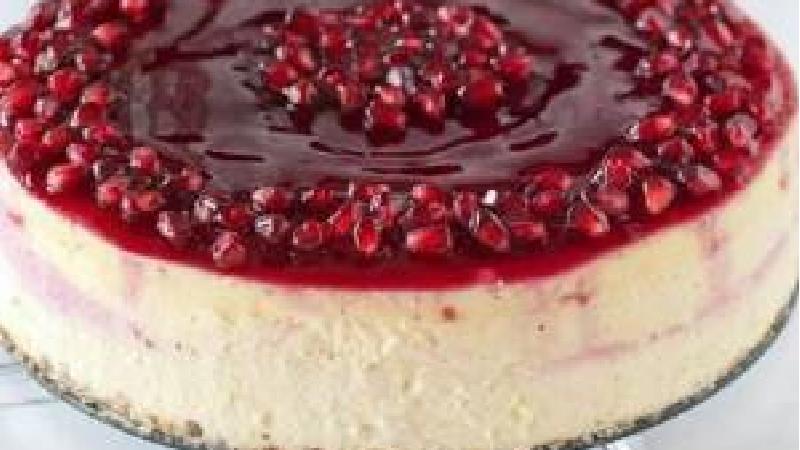چیز کیک انار