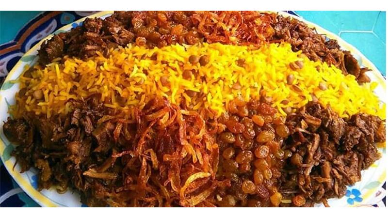 عدس پلو نذری