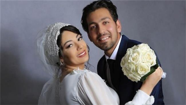 کسری محمدی و همسرش