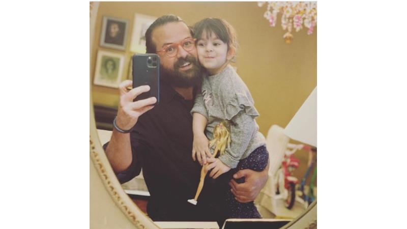 هومن سیدی و دخترش