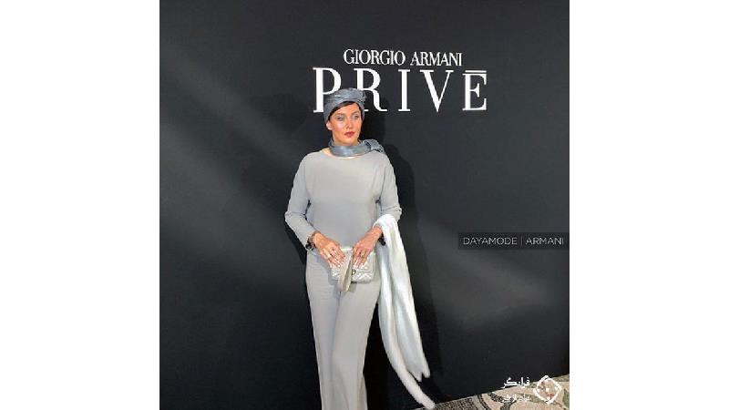 مهتاب کرامتی در مهمانی جورجیا آرمانی 