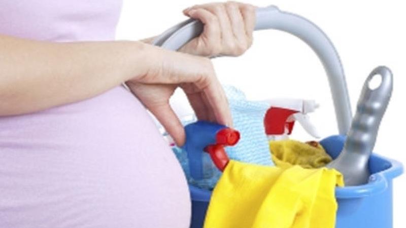 نکات خانه تکانی در بارداری