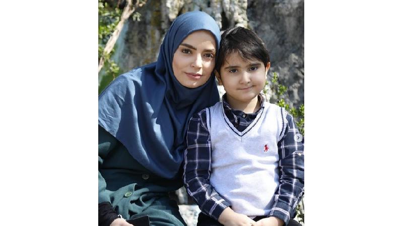 سپیده خداوردی و پسرش