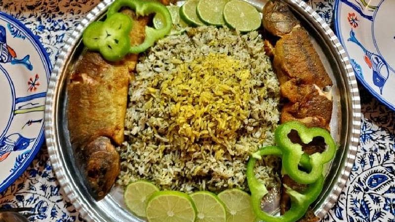 سبزی پلو ماهی 