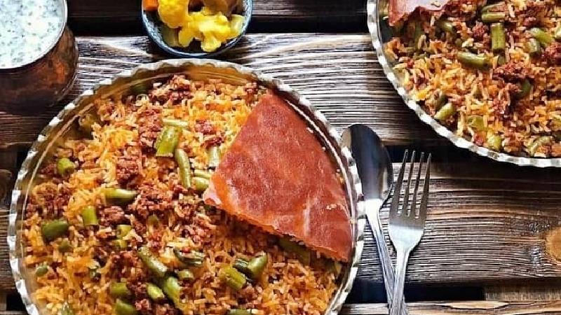 طرز تهیه لوبیا پلو با گوشت