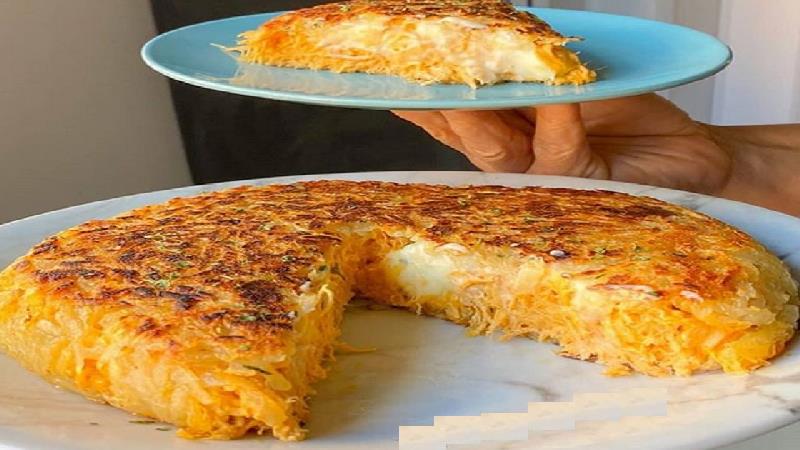 کوکو سیب زمینی با سیب زمینی خام 