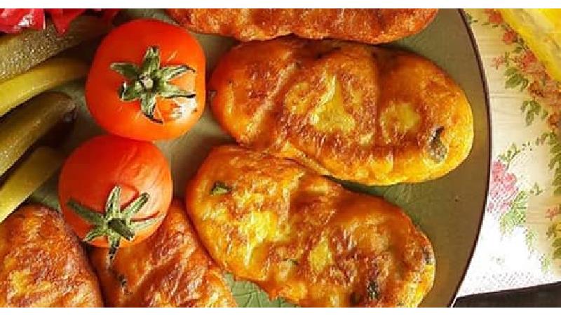 کوکو سیب زمینی با سیب زمینی پخته