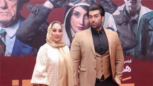 الهام حمیدی و همسرش علیرضا صادقی