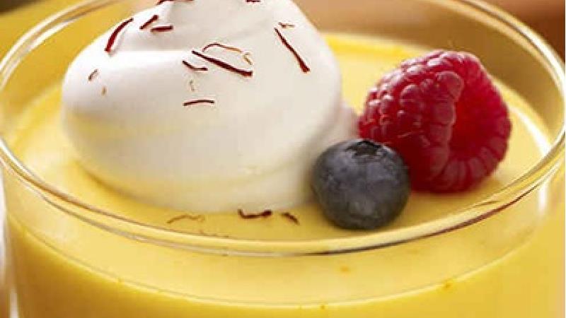 کاسترد خانگی با تخم مرغ