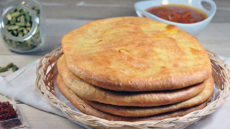 نان شیرمال خانگی ساده