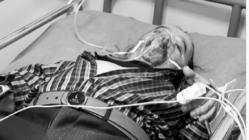 اسدالله یکتا در بیمارستان